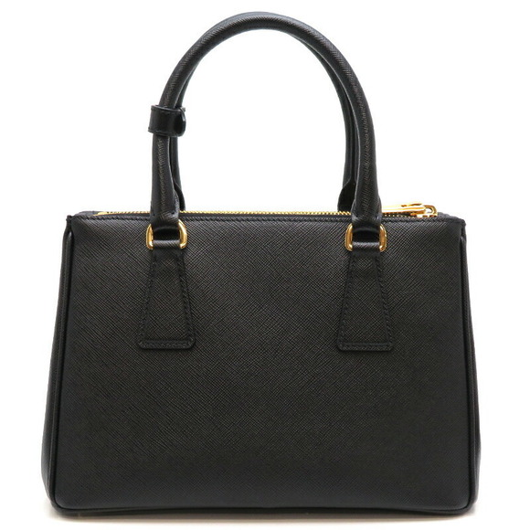 Prada 2way Tote Shoulder Bag Black Saffiano - Picture 1 of 9